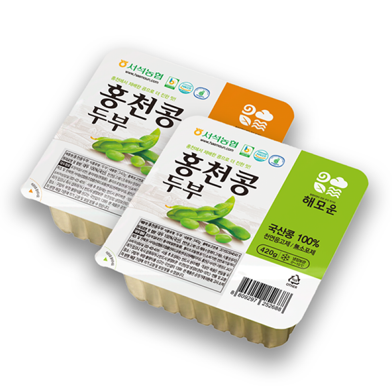 강원더몰,[워크세일][해모운(서석농협)]홍천콩두부 420g / 4묶음